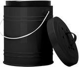 Countertop Compost Bin - Kitchen bin with EZ-No Lock Lid, Plastic Liner & Charcoal Filters - Sturdy Construction & Odor-Free Seal to Prevent Smell