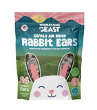 Air Dried Furry Rabbit Ears for Cats & Dogs, Whole Fur on Rabbit Ears Dog Treats, Rabbit Ears for Dogs, Single Ingredient Rabbit