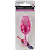Multicraft Imports Craft Medley BT256 Beading & Jewelry Tool, ScoopIt Mini Bead Scoop Set, 3Piece