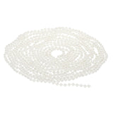 PATIKIL 5mm Faux Pearl Beads Garland, 16.4 Ft Pearl String Chain Roll for Craft Wedding Party Home Decorative Jewelry Making Chr