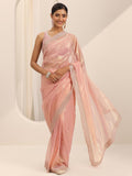 Libas Women33 Net Silk Sarees (16358_Pink)