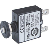 Blue Sea Systems 7057 Push Button Reset Only Quick Connect Circuit Breaker - 20 Amp , Black