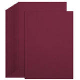 50 Sheets Burgundy Paper, 120gsm/32lb Cover Cardstock Construction Blank Paper for DIY Crafts Cards Making(5 x 7 Inch)