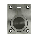 Deltana FRP25U15A 2 1/2Inch x 1 7/8Inch Solid Brass Flush Ring Pull