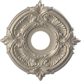 Ekena Millwork CMP13ATCSV Attica Thermoformed PVC Ceiling Medallion (Fits Canopies up to 5), 13OD x 3 1/2ID x 3/4P, Metallic Sil