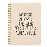 OXW Beige Funny Office Gifts Notebook Journal, Gag Fun Gifts for Coworker