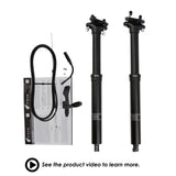 EXA Form 900i 30.9mm Dropper Post with Remote Lever and Cable Kit MTB/Ebike Internal Routing Dropper Seatpost for Mountain Bike(