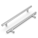 Hickory Hardware Bar Pulls Collection Pull 6-5/16 Inch (160mm) Center to Center Chrome Finish (10 Pack)
