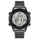 On Time Octus Digital Sports Multi-Functional Stainless Steel Waterproof Men'S Watch -Digi-031 (Black)