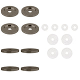 CRL Polished Nickel Replacement Washers for Back-to Back Solid Pull Handles - Set