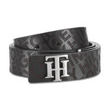 Tommy Hilfiger MenS Leather Belt Ernest Black, Size Xl 1.10M | Stylish Belt For MenS | Adjustable