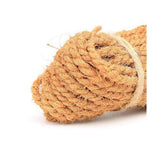 Mats Avenue Natural Coco Nut Fiber Rope/Coir Rope Hand Made Brown Set Of 5 (Large, 5 Meter Each)