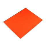 Pacon FourPly Railroad Board, 22 X 28, Orange, 25/Carton