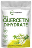 Pure Quercetin Dihydrate Powder, Quercetin 500mg Per Serving, 100 Grams, Most Bioavailable Grade and Filler Free, Powerful Antio