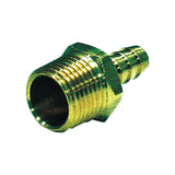 JMF Brass Adapter 1/2 in. Dia. x 1/2 in. Dia. Yellow 1 pk