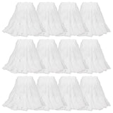 Disposable Commercial Heavy Duty Mop Heads Replacement: 12 Packs Industrial Wet Mop Head for Floor Cleaning Commercial Product