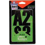 Elmers Project Popperz Repositionable Paper Letters and Numbers, 300+ Glue and Stick Pieces, 2.5 Inch, Black (E3069)