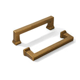 khtumeware 10 Pack 3-1/4inch(82mm) Hole Center Vintage Antique Brass Cabinet Pulls Heavy-Duty Solid Cabinet Hardware Pulls for K