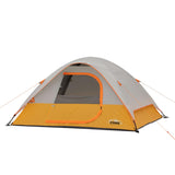 CORE Tent 4 Person for Outdoor Family, Hiking, and Backpacking | Portable Dome Camp Tent with Storage Pockets for Camping Access