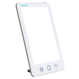 Verilux HappyLight Touch Plus - Light Therapy Lamp with 10,000 Lux, UV-Free, LED Bright White Light with Adjustable Brightness,