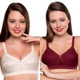 Trylo Kpl Combo Pack 38 Marun & Skin C - Cup - Pack Of-2,Marun & Skin,38,B0BBG29ZV5