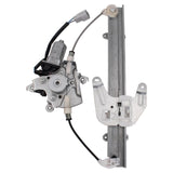 TRQ Rear Left Power Window Regulator & Motor Assembly Drivers Side Compatible with 2008-2013 Nissan Rogue 2014-2015 Rogue Select