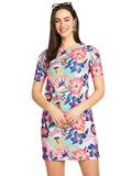 Modeve Women Multicolor A-Line Dress (X-Large)