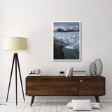 Hubbard Glacier Encroaching On Gilbert Point, Wrangell-St. Elias National Park, Alaska-Paper Art-30,,X42,,