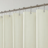 THAIGEE Water-Repellent Fabric Shower Curtain Liner - Hotel Quality Machine Washable, 3 Heavy-Duty Magnets with Rustproof Gromme