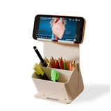 eo Apex Pen Stand for Table with Mobile Holder and Desk Organiser