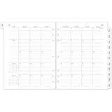 2026 Monthly Planner Refill, A4 Letter Size Planner Inserts for 7 Ring, 8.5x11, Jan. 2026 - Dec. 2026, 12 Monthly Calendars with