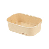 Restaurantware Kraft Takeout Box 25 Count 6.77 x 4.72 x 2.01 Inches Paper Microwaveable Lunch Container Freezer-Safe Food Storag
