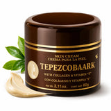 Tepezcohuite Cream (Tepezcobark), with Collagen (Colageno) & Vitamin E, 2.11oz, 60 gr, in E, 100% Natura, great for all skin concerns
