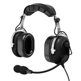 JUYODE General Aviation Headset GA Dual Plugs Pilot Headsets Passive Noise Cancelling with Mono and Stereo Microphone 24db Reduc