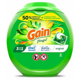 Gain Flings Detergent Pods, Original, 76 Pods/Tub, 4 Tubs/Carton