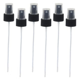 Waziaqoc 6PCS Spray Bottle Top, Nozzle Sprayer Tops Replacement, 24mm Plastic Sprayer Pump, Fine Mist Sprayer for Essential Oil,