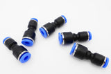 IVLPHA Push to Connect Fitting 3/16 Tube OD x 5/32 Tube OD Reducer, Pneumatic Air Water Straight Union Two Way Connector/Coupler
