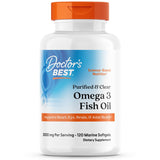 Doctor's Best Purified & Clear Omega 3 Fish Oil with Goldenomega, Supports Heart, Eye, Brain, & Joint Health, Non-GMO, Gluten Fr