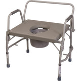 DMI Bedside Commode, Portable Toilet, Commode Chair, Raised Toilet Seat with Handles, Holds up to 500 Pounds with Included 7 qt