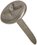 Creative Impressions Metal Paper Fasteners 10mm 25/Pkg, Screw Heads Pewter