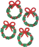Beadery Holiday Beaded Ornament Kit, 2.25Inch, Holiday Wreaths, Makes 16 Ornaments (BOK5484)