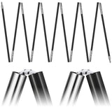 Yaocom 14.5ft 8.5mm Fiberglass Tent Poles Replacement Pre Assembled Black Tent Poles Camping Rod Parts for Hiking Outdoor Campin