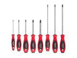 TEKTON Phillips Screwdriver Set - 4, 8 Inch Shanks, 8-Piece (#0 - #4) | DWP90000