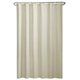 Maytex Fabric Shower Curtain Liner with Weighted Hem, Soft Microfiber, WaterRepellent, Bone, 70 x 72 Inches Quick Drying Ma