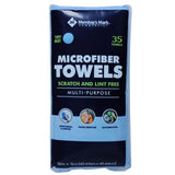 Member's Mark Microfiber Cleaning Towels for Home, Kitchen, Car, Window (16inch x 16inch.) (35 Ct, Blue)