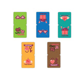 woopme Love Forever Magnetic Bookmark for Students Kids Book Lovers Readers Gift Magnetic Page Clips Folding 5 PCs