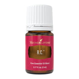 Young Living R.C. 5ml Essential Oil - 100% Pure and Premium-Grade - Cypress and Eucalyptus Blend for a Refreshing Breathing Expe