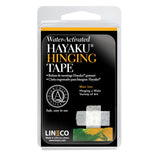 Lineco Water-Activated Hayaku Hinging Tape 1 X 12 Feet, Archival, Acid-Free and Strong, Used for Hinge Artwork, Repairing Paper,