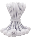 WMZOBH Ball Bungee Cords 6 Inch - 25 Pcs Small Bungee Cords with Balls, Mini Bungee Balls Heavy Duty Outdoor for Tarp, Canopy, C