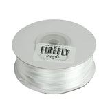 Homeford Double Faced Satin Ribbon, 1/8Inch, 100Yard, White